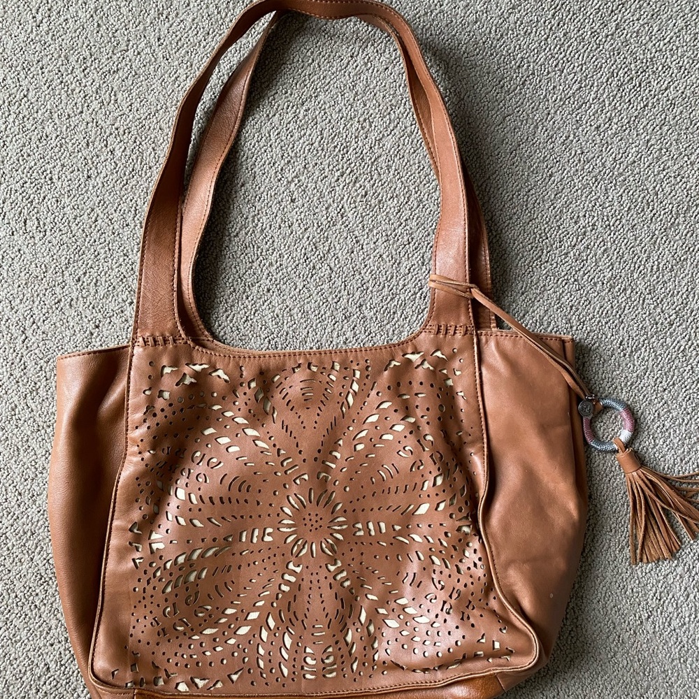 The Sak Huntley Tote Tobacco Floral